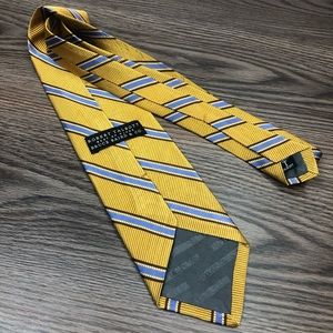 Robert Talbott Accessories - Robert Talbott Best of Class Gold Stripe Tie Robert Talbott Accessories - Robert Talbott Best of Class Gold Stripe Tie